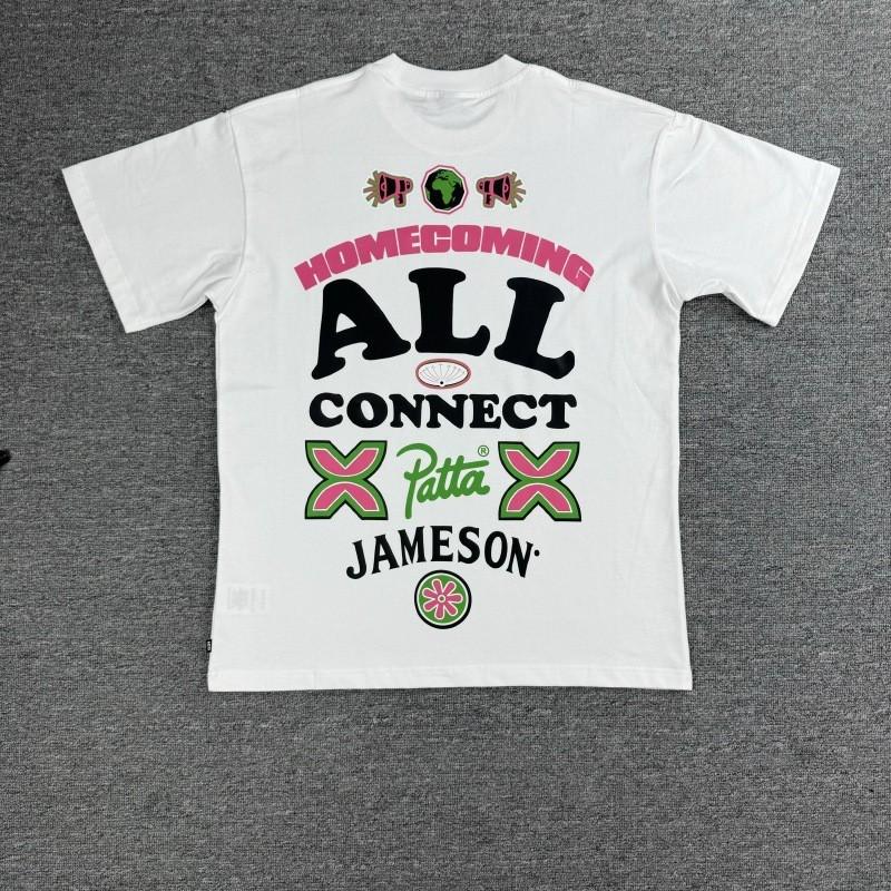 PATTA Streetwear Unisex Loose Fit Cotton Tee With Fun Graphic Print Casual T-Shirt Teens Adults