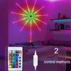 Remote-Controlled LED Light Strip Firework LED Lights Holiday Light RGB 5050 Music Sync Living Room TV Wall Christmas Decoration