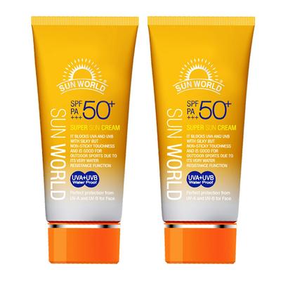 Sunworld Супер солнцезащитный крем 80 мл 1+1 Водостойкий Функциональный