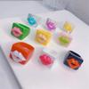 New Personality Acrylic Geometric Square Punk Resin Rings Lips Fashion Jewelry Finger Ring