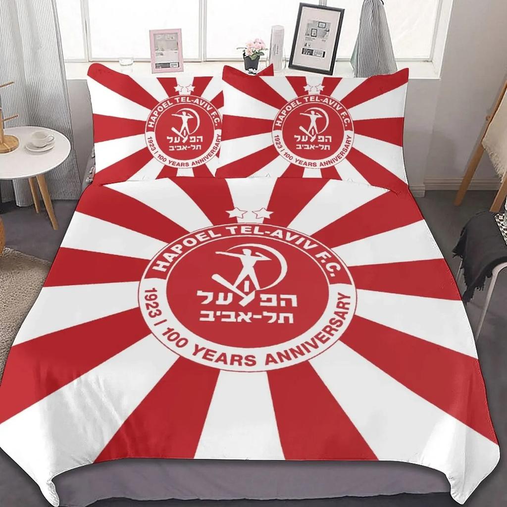 3D Printed Hapoel Tel Aviv Bedding Set Duvet Cover Bedroom Comforter Single Twin King Size Quilt Cover Home Textile