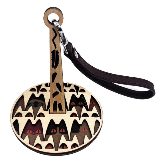 Держатель пряжи на запястье, портативный деревянный прядильщик пряжи, держатель клубков пряжи для вязания крючком, органайзер для хранения пряжи с браслетом