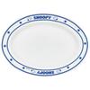 Marimo Craft SNOOPY Серия Diner Овальная тарелка Синяя W230 x H30 x D170мм Прибл.. SPER-025