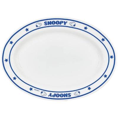 Marimo Craft SNOOPY Серия Diner Овальная тарелка Синяя W230 x H30 x D170мм Прибл.. SPER-025