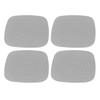 4pcs Chicken Nest Mat Washable Chicken Nesting Pads Nesting Box Pads for Laying Eggs Grey