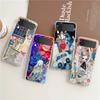 Жесткий ПК Чехол для Телефона Aya Takano Для Samsung Galaxy Z Flip 5 4 3 Прозрачная Крышка Для Galaxy Z Flip 6 Складной Ударопрочный Чехол Сумка