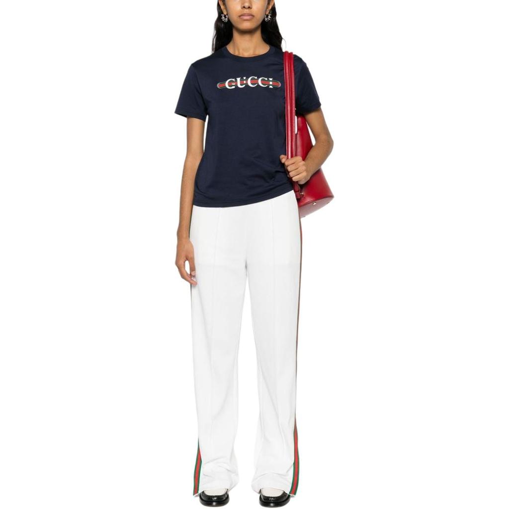 Gucci Футболка из джерси с принтом логотипа 787299-XJGNW-4735