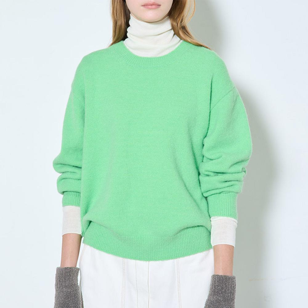 MOMEN Baby Alpaca Round Neck Knit_Xmcbl3Wa31142