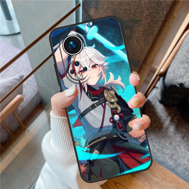 Genshin Impact Каэдэхара Казуха Для Honor Magic 7 Lite 5 6 8 Pro Чехол Обложка Для Honor 200 400 50 70 90 X8a X8b X9a X9b X9c