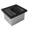 Stainless Steel Coffee Knock Box Open Bottom Desktop Knock Box Espresso Knock Box  For Restaurant