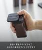 Башня Yamazaki Бутылочка для специй L Черная Ш4,8×Г4,8×В10 см Крышка с выдвижным механизмом Регулируемое количество
