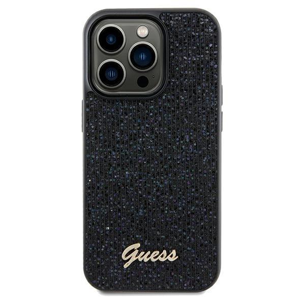 Etui Guess Disco Metal Script Na Iphone 13 Pro / 13 - Czarne