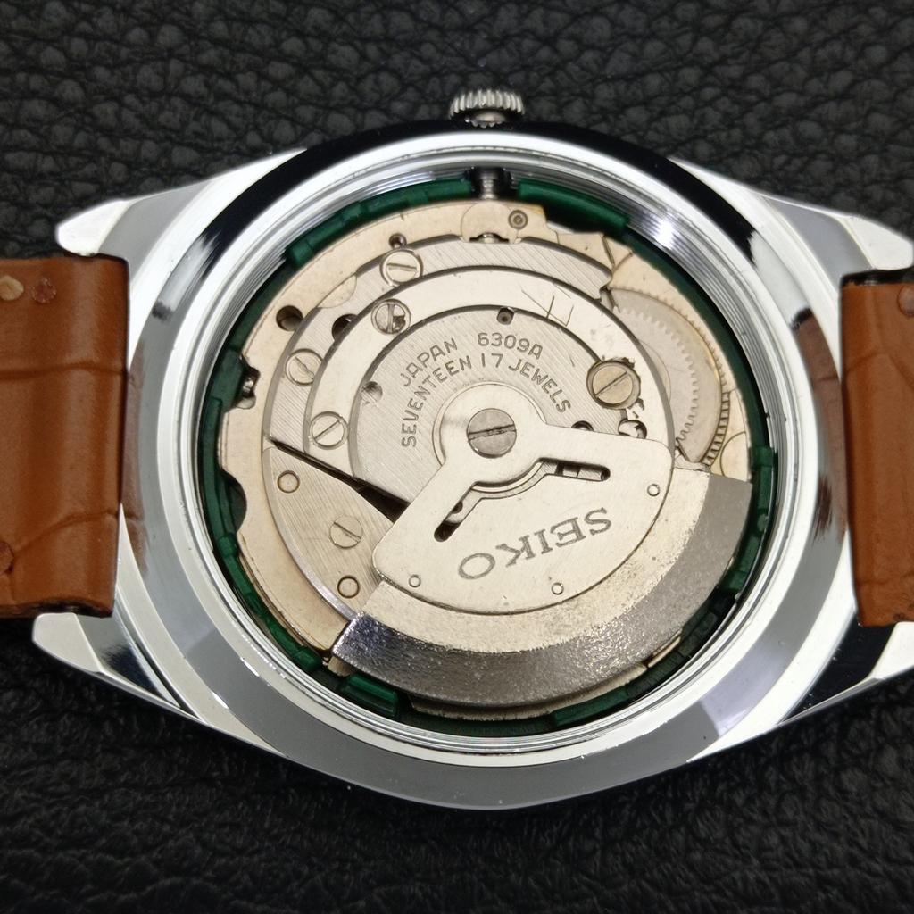 АВТОМАТИЧЕСКИЕ ВИНТАЖНЫЕ ВОССТАНОВЛЕННЫЕ МУЖСКИЕ ЧАСЫ SEIKO 5 JAPAN 6309A БЕЛЫЕ a441356-5 Sk-a441356
