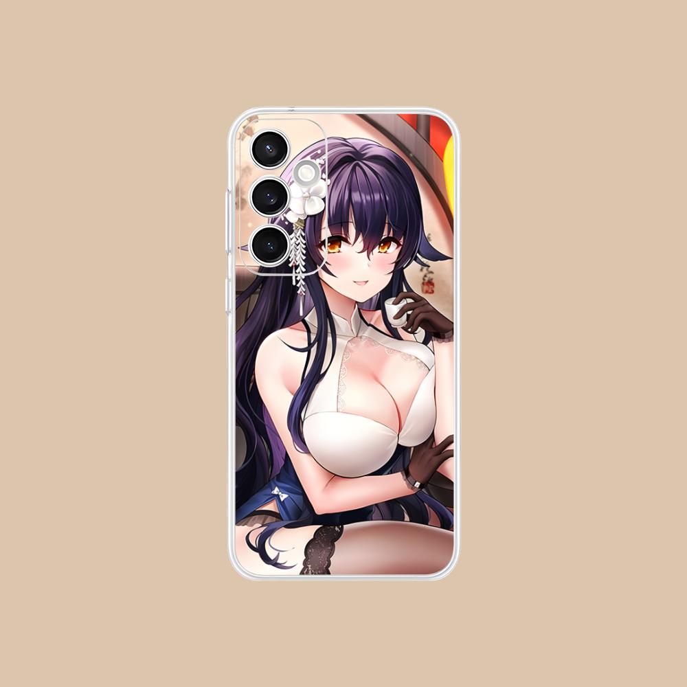 Чехол для мобильного телефона Azur Lane Azuma для Samsung Galaxy S25 S24 S23 S22 S21Plus FE Ultra Clear Colour Защитный смартфон Роскошный