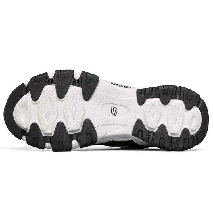 Skechers DLites 2.0 Сетка Синтетическая кожа Нейлон Полиэстер Замша Резина Удобные Универсальные Низкие Повседневная обувь Мужская кроссовка 666157-WBMT