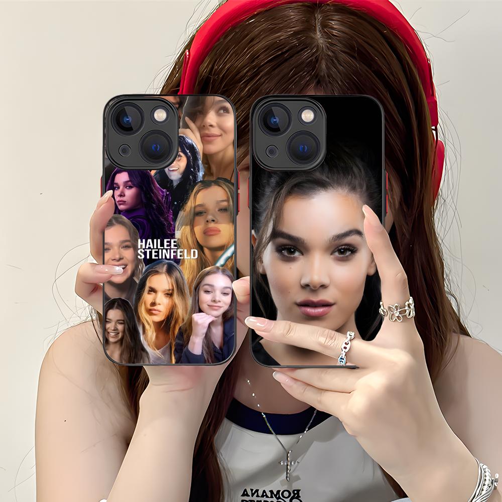 Силиконовый чехол для мобильного телефона Hailee Steinfeld для iPhone 17 16 15 14 13 12 11 X XR XS 8 7 Air Pro Max Plus Mini Цветной чехол