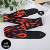 Ethnic Style Widened Wooden Guitar Shoulder Straps - Electric Guitar Polyester Printed Straps
