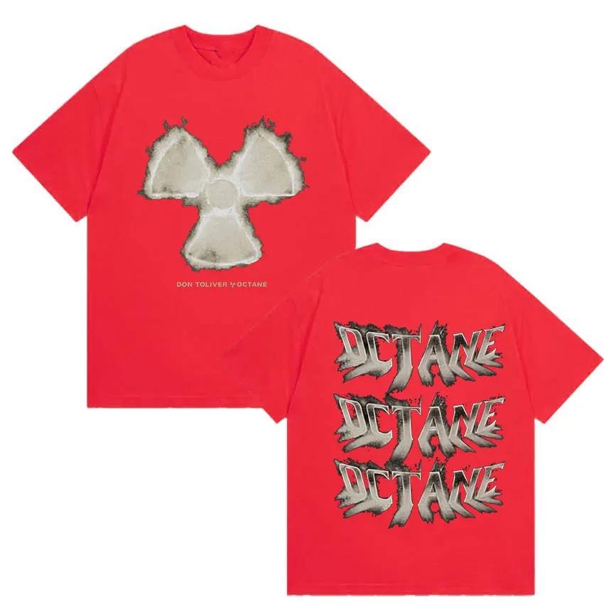 Rapper Don Toliver Octane Album 2026 Merch T Shirt Unisex Gothic Vintage Cotton T-shirts Hip Hop Loose Clothing T-shirt