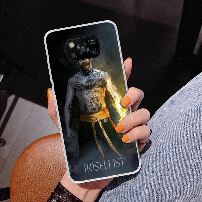 Чехол для телефона Conor McGregor для Xiaomi Poco X5 X6 X7 Pro X4 Gt F7 Ultra M8 M7 Redmi 15C 15 13C 13 12C 12 Уникальный чехол Coque Poco X