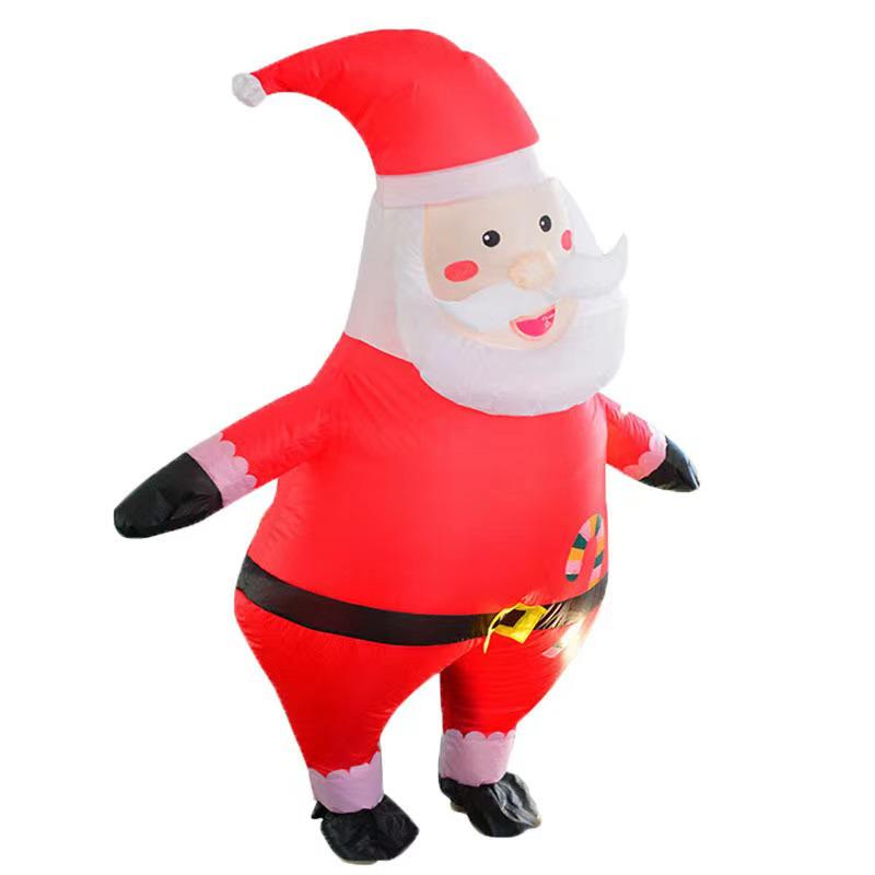 Надувной костюм Санта-Клауса для праздничного веселья и сценических выступлений