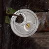 Stainless Steel Round Disc Lock with 2 Keys Security Lock Disc Locking Padlock  Outdoor Use