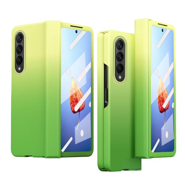 Складной защитный чехол из закаленного стекла для Samsung Galaxy Z Fold 4 5g Fold3 Fold4 Fold 3 2 Fold2 противоударные матовые чехлы
