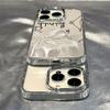 Простой бант подходит для прозрачного чехла для мобильного телефона iPhone17ProMax Apple 16 мягкий чехол 15/13 противоударный x