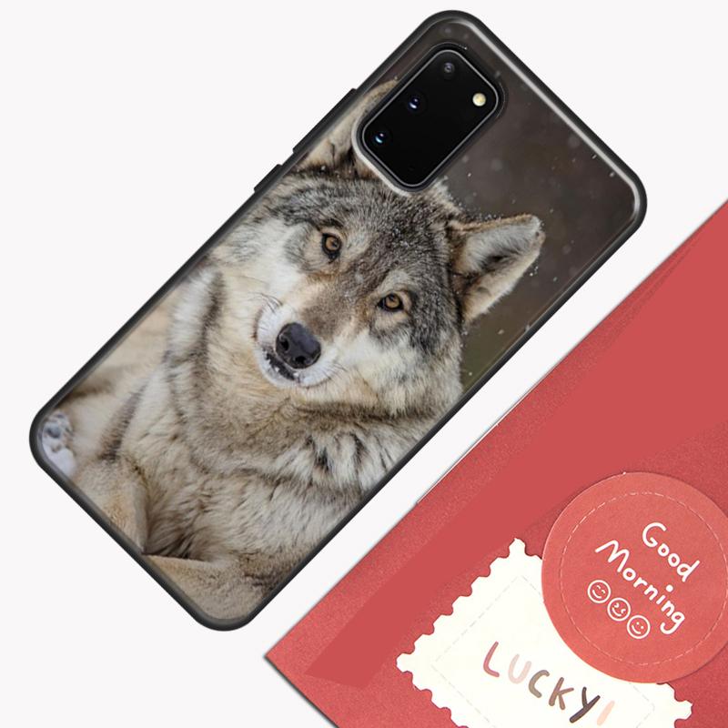 Чехол для телефона с изображением воющего волка для Samsung Galaxy S24 S26 Ultra S20 S21 S22 S23 S25 Plus S10 S25 FE Защитный корпус