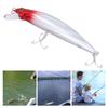 Sea Fishing Sinking Lure 60g Stainless Steel Plastic Artificial Simulation Eye Bait Accessory Red