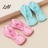 Silicone Teeth Grinding Toy 1 Pair Flip-flop Dog Chew Toys Funny Thong Sandal Interactive Toys for Engaging Pets Shape Puppy Teething Cleaning