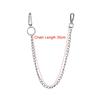 Long Trousers Rock Punk Keyring HipHop Jewelry Jean Keychain Clip Wallet Belt Chain