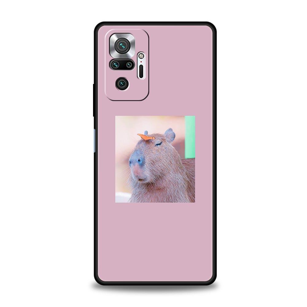 Чехол для телефона с изображением капибары для Xiaomi Redmi Note 13 12 5G 11 10 Pro 4G Plus 9S 9 8 7 9T 8T 10C 9C 9A 5G, мягкий силиконовый чехол