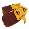 Archery Finger Tab Archery Finger Guard Fingers Protector for Outdoor Shooting Recurve Bow Integrated Design Gold Brown