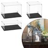 Acrylic Display Case for Collectibles Assemble Clear Acrylic Display Box for Home Storage