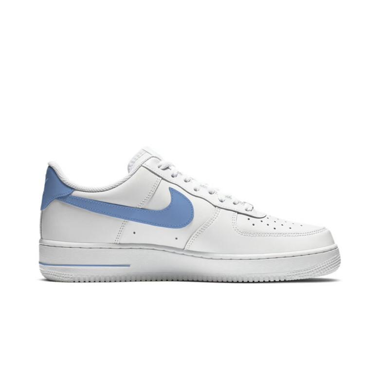 Nike Air Force 1 Air Force 1 Нескользящие Устойчивые к истиранию Низкие Скейтбордические кроссовки Унисекс Белые CW2288-111(Команда352-)