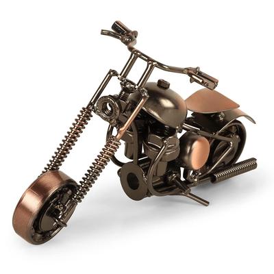 Миниатюрная статуэтка Amaze Shoppee Iron Bike, стандартная, коричневая, 1 шт.