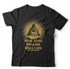 Conspiracy Tshirt Real Eyes Realise Real Lies Unisex and Kids N.W.O Illuminati