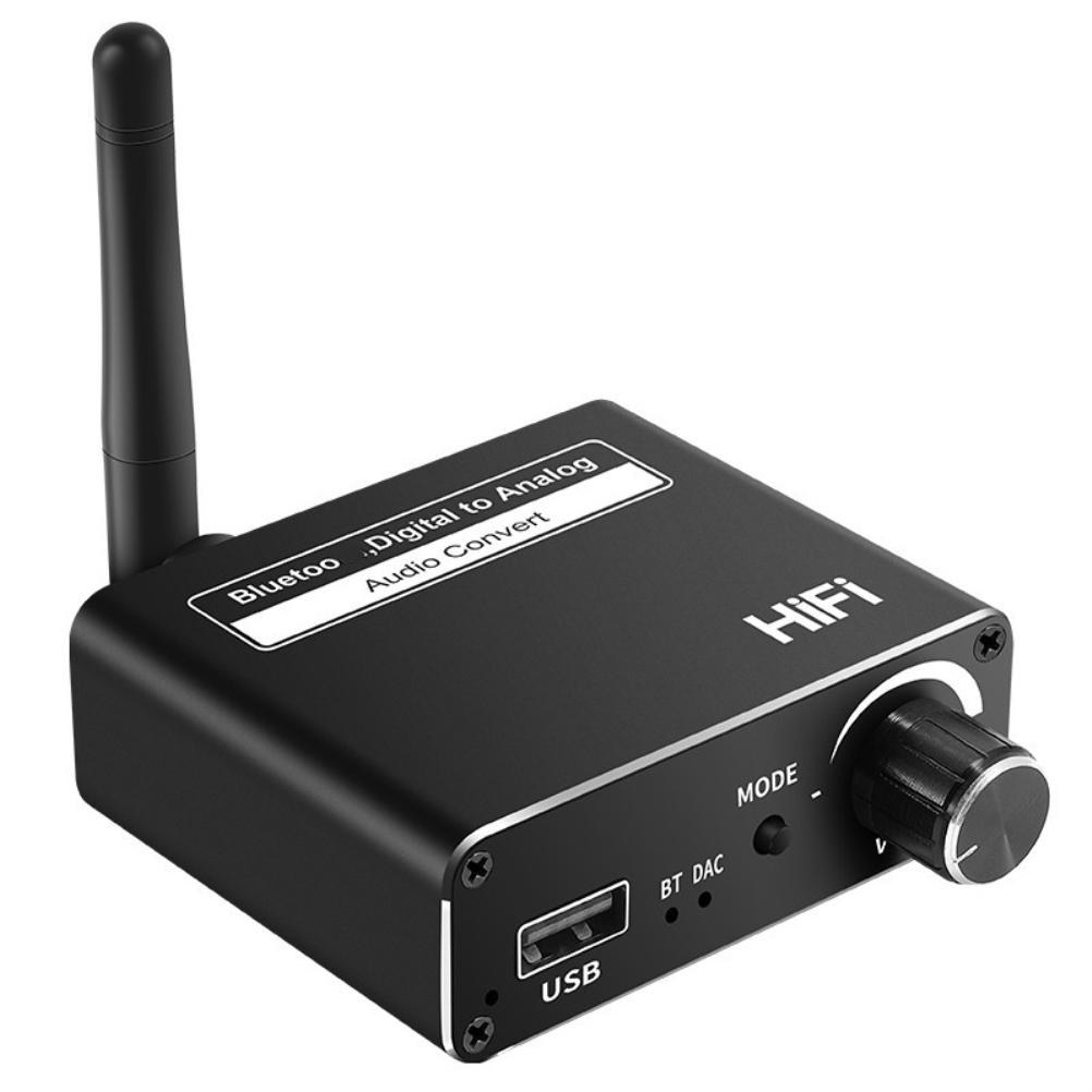 3-в-1 Коаксиальный Оптический Bluetooth 5.0 Приемник Цифро-аналоговый 3,5-мм Аудио Конвертер