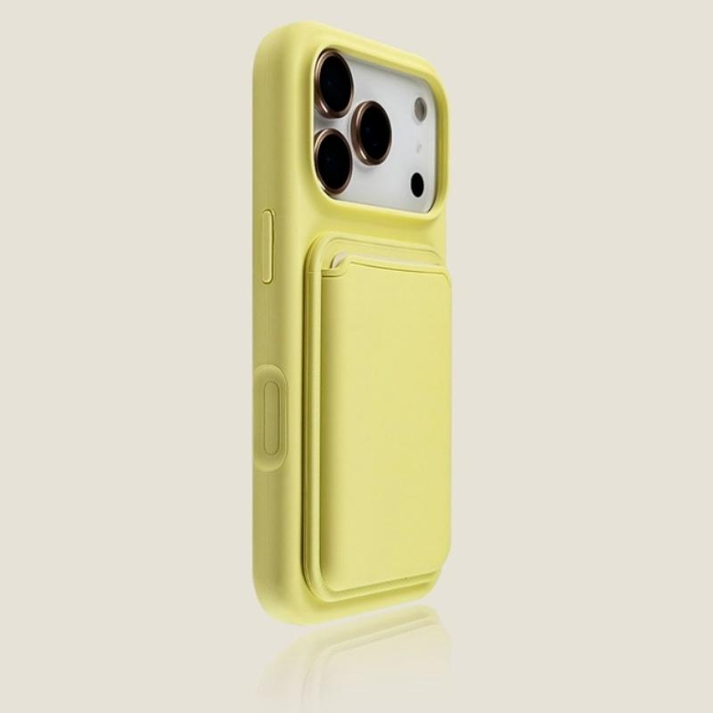 Luxury Magnetic Liquid Silicone Card Bag Phone Case For iPhone 18 12 13 14 15 16 17 18 Pro Max Plus Air For Magsafe Bumper Cover
