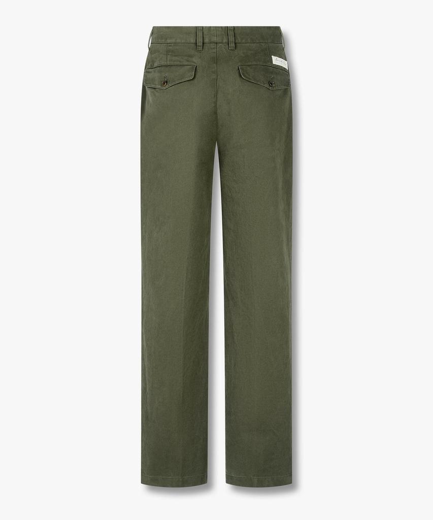 MAN ON THE BOON Washed Cotton Chino Pants_Olive 4716104003