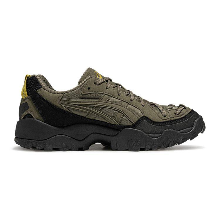 Asics КРОССОВКИ GEL Нескользящие Износостойкие Низкие Повседневные Обувь Унисекс Армейский Зеленый 1203A867-301