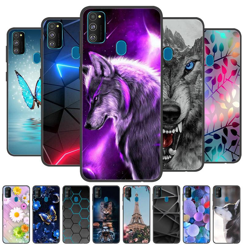 Чехол для Samsung Galaxy M21 M30S M31 A21s, мягкий силиконовый чехол для задней панели телефона Samsung M31 A21S M30s M21, чехол Funda M 30 s