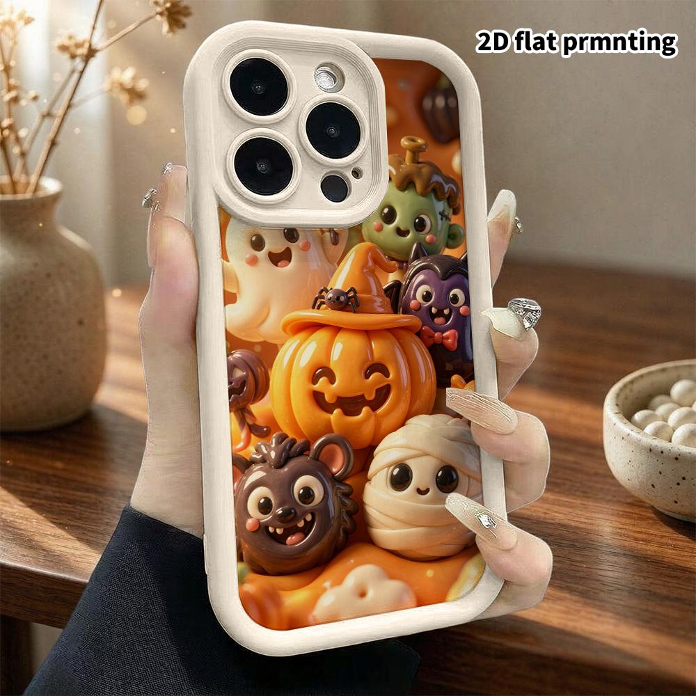 Phone case: 2D flat design, suitable for iPhone 18, 17, 16, 15, 14, 13 Pro. Friends, gather around! Perfect Christmas and Halloween holiday gift.