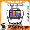 Android для Buick LaCrosse 2 2013 - 2016 Автомобильный радиоприемник GPS-навигация Мультимедиа Стереоплеер Carplay QLED 5G WIFI BT Нет 2 din DVD
