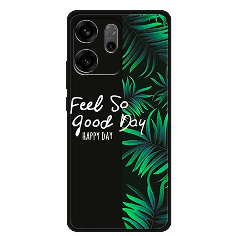 For Oppo Reno14 F Case 3D Flowers Emboss Phone Cases for Oppo Reno 14 F Reno14F 5G Back Protective Covers Soft Silicone Bumper