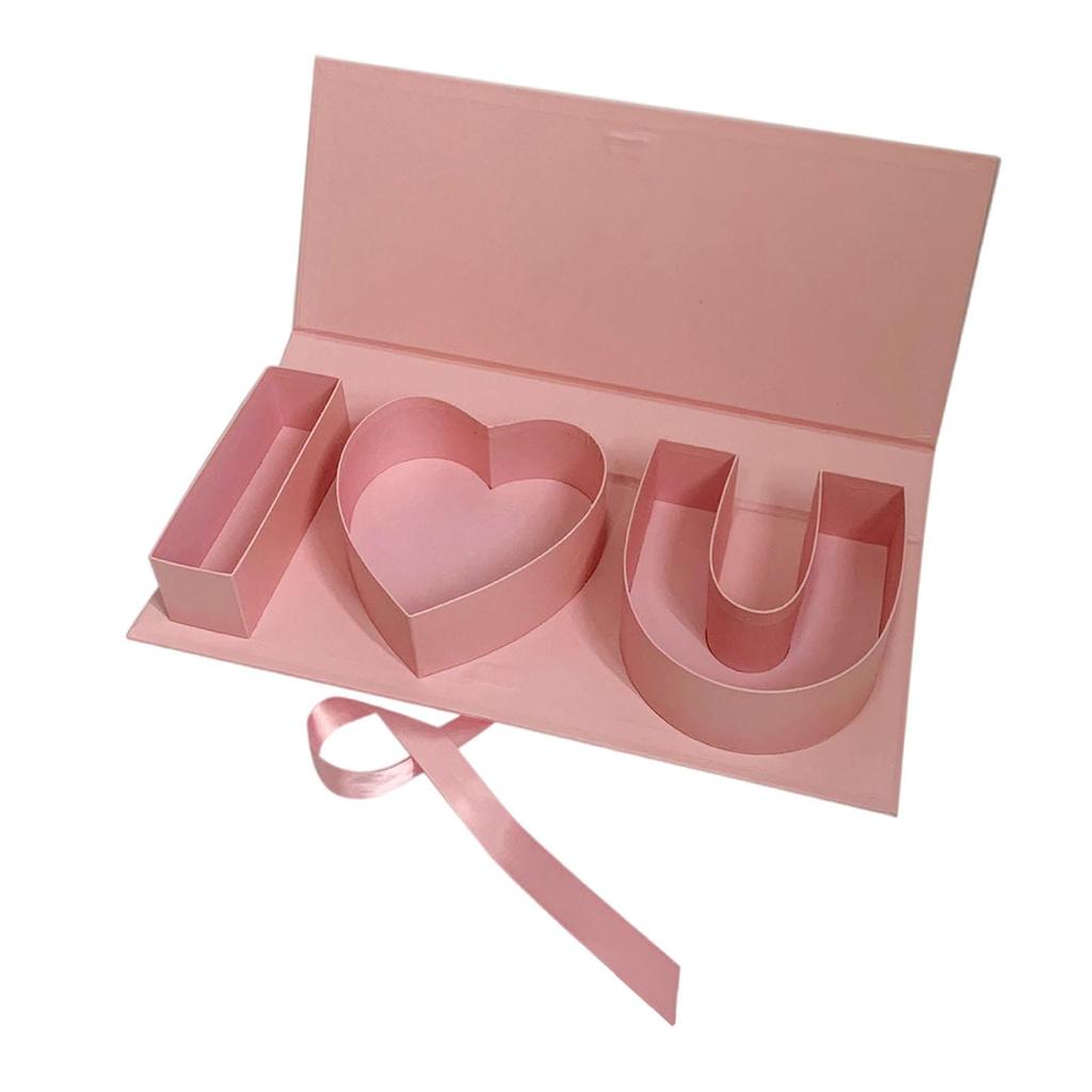 Наполняемые буквы Пустая подарочная коробка для цветов Декор ко Дню матери Коробка в форме буквы для конфет Валентина DIY поделки День рождения Цветы