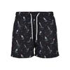Urban Classics Mens Surf Print Swim Shorts