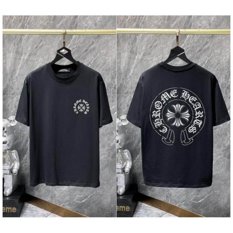 Unisex Loose Fit Cotton T-Shirt With Sanskrit Cross Sword Print Streetwear Tee