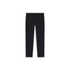 Solid Color Woven Straight Leg Casual Pants Men Bottoms Black F11M317802F-BK