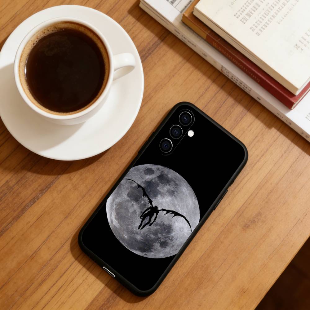Anime Death Note Phone Case For Samsung Galaxy A73,A72,A71,A70,A53,A52,A51,Soft Silicone Black Cover